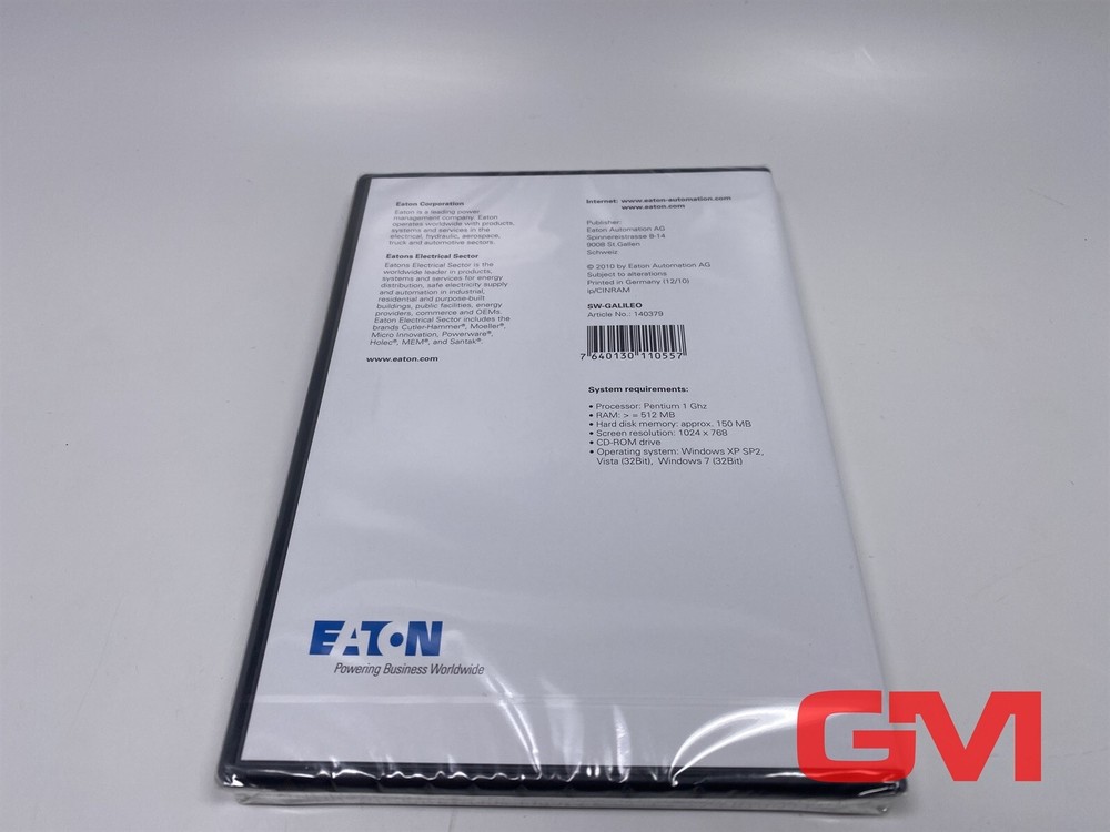 Eaton Visualization Software Galileo V7.2.2 Visualization Tool 140379 Software