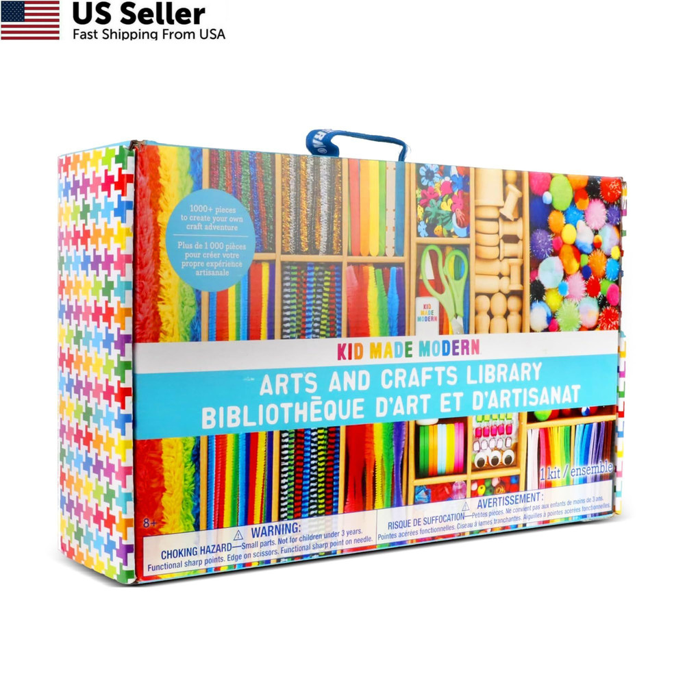 Kid Made Modern Arts and Craft Kit – A DIY 1 Count, Creative Essentials
