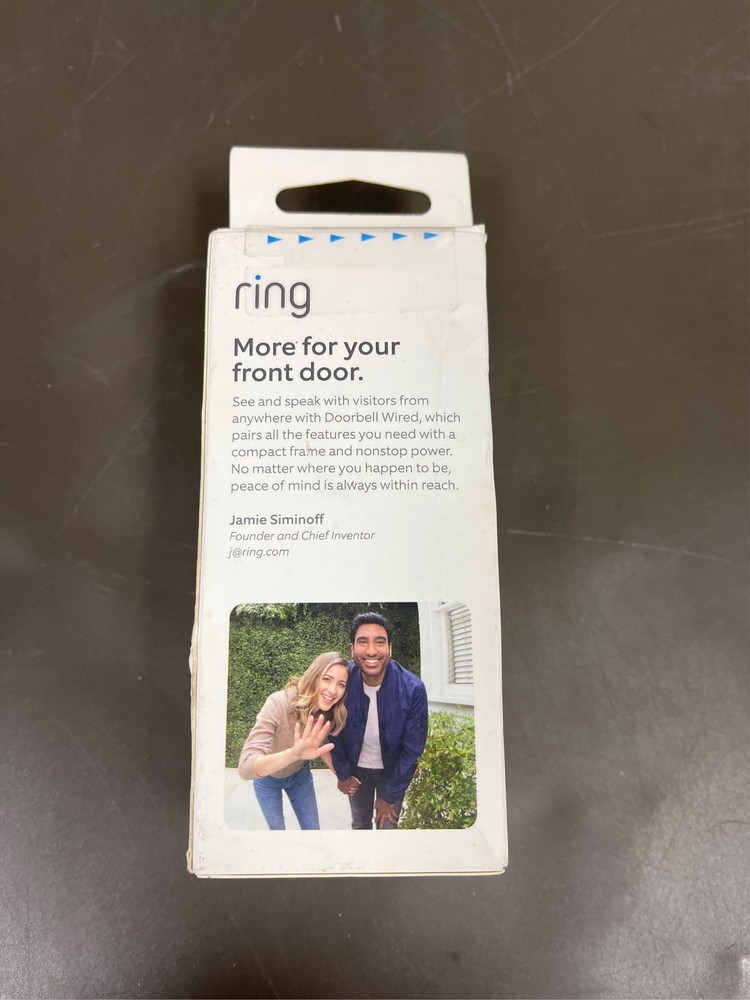 Ring® Wired Video Doorbell in Black (2021 release)