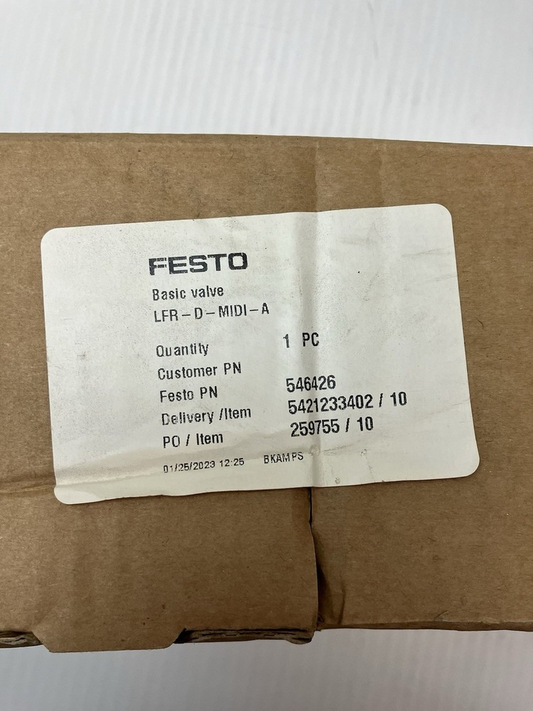 FESTO LFR-D-MIDI-A Basic Valve 546426