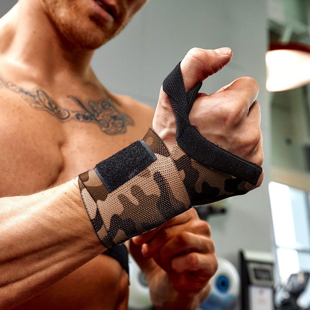 Wrist Wraps - Secure Hook-and-Loop Closure & Wrist Support - Thumb Loop for W...