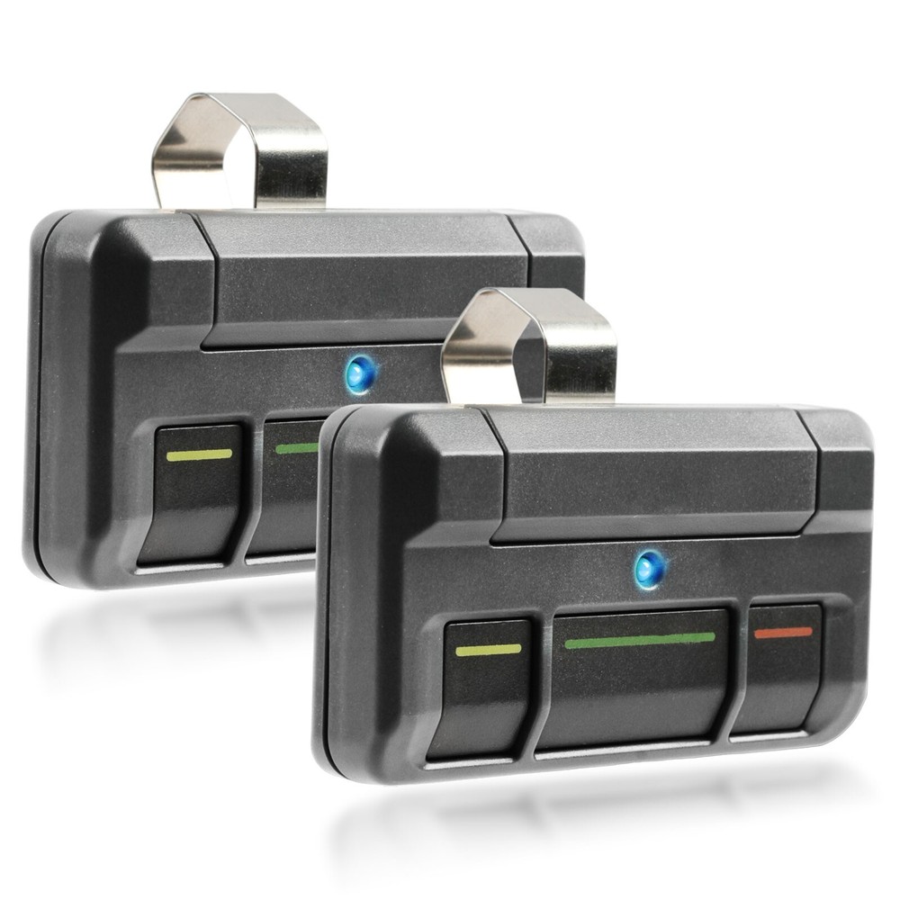 2 Replacement For LiftMaster 813LMX 3-Button DIP Switch Multi-Frequency Remote