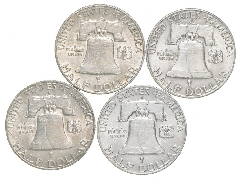 1949-D Franklin Half Dollar AU