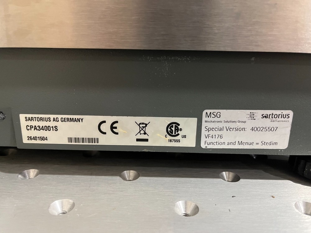Sartorius CPA34001S Analytical Balance