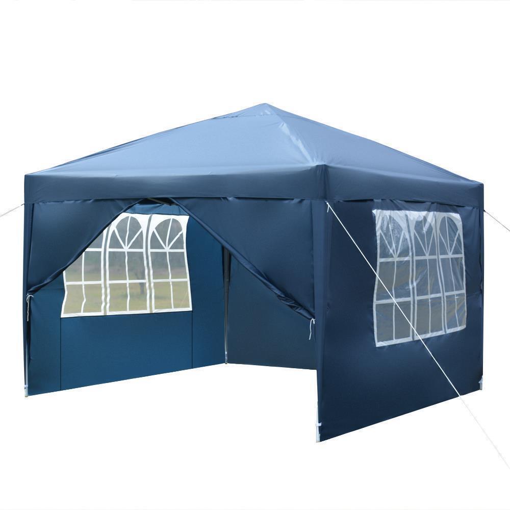 10'x 10' EZ Pop UP Party Tent Canopy Gazebo Event Waterproof Outdoor With Walls