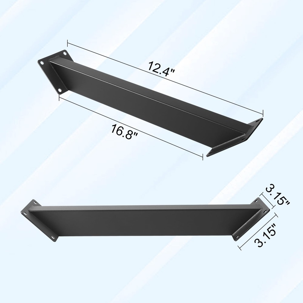 4 Pcs 45 Degree Angle Support 45 Brackets-4 Pcs, Black