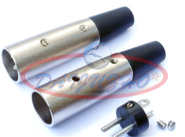 ONE MicrophPatch XLR Male 3-pin Plug Connector NEW