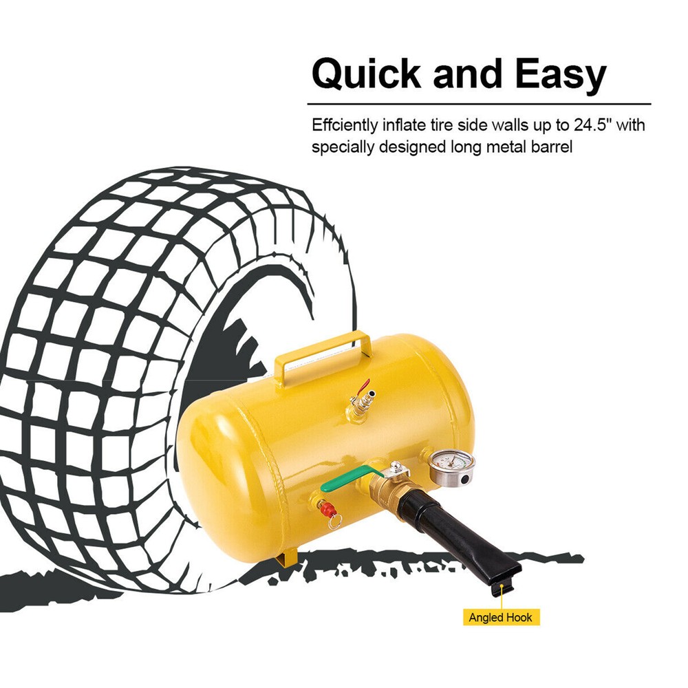 5 Gallon Compact Air Tire Bead Seater Blaster Tool