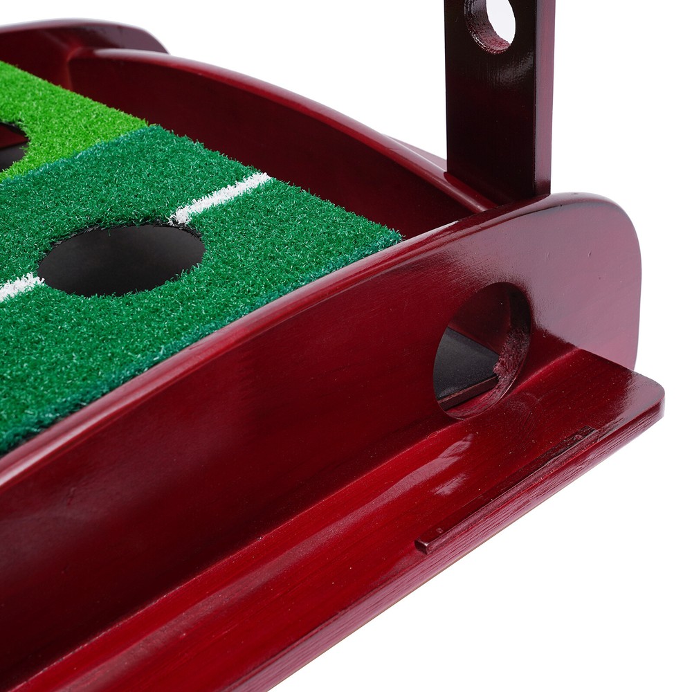 10ft Indoor Golf Putting Exerciser Putting Green W/ Automatic Ball Return System