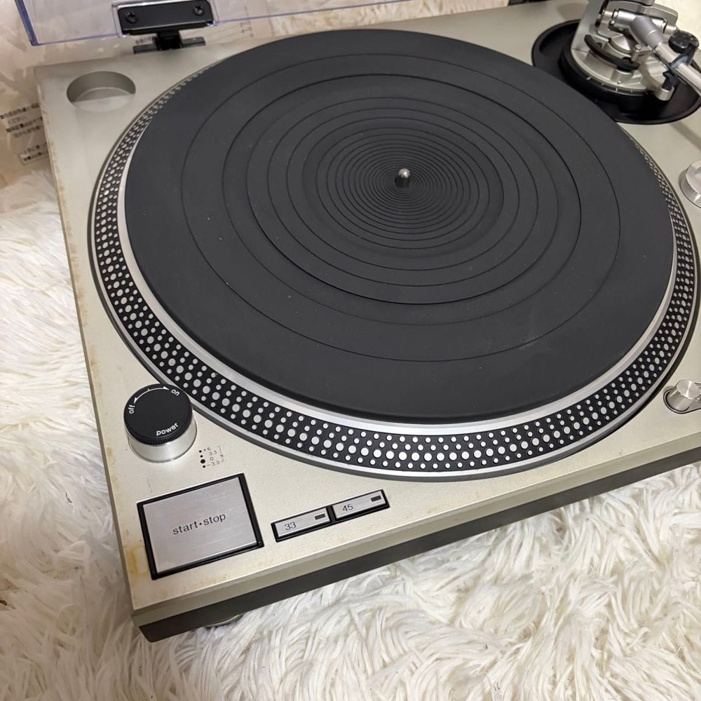 Technics SL-1200MK2-A Direct Drive Turntable Audio-Technica AT33ML MC Fully Work