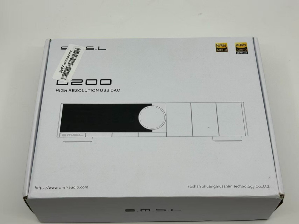 SMSL D200 HiFi Audio Decoder MQA Decoding Support External Clock Input