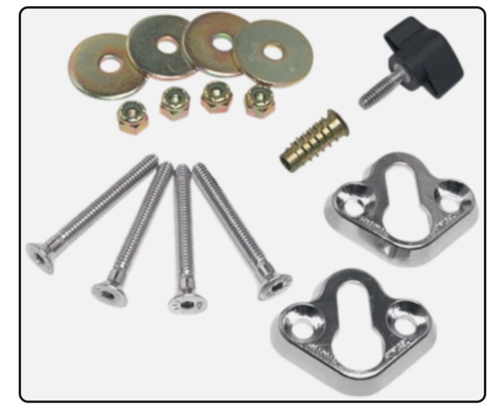 Pingel Removable motorcycle Wheel Chock Mounting Hardware -  - WC-MD010T