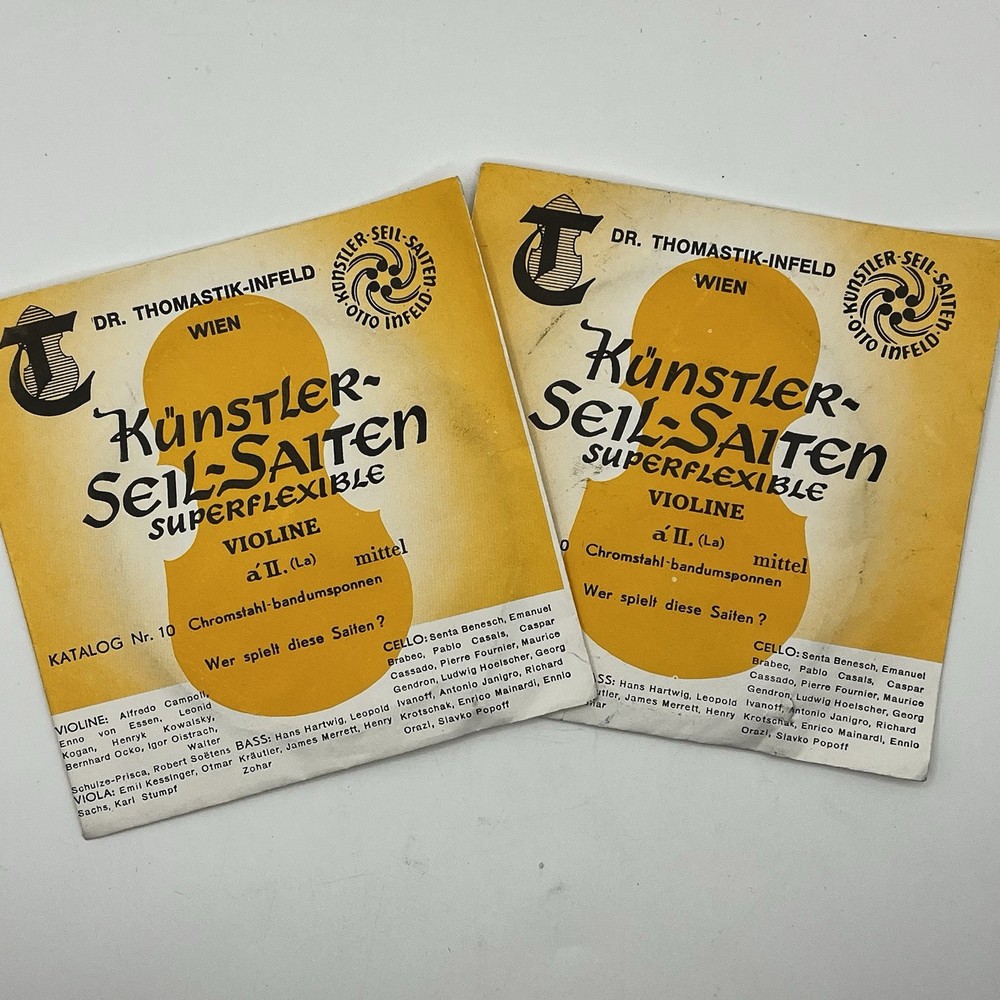 7 Violin Strings Variety E A D G Pirastro Dr Thomastic Variety