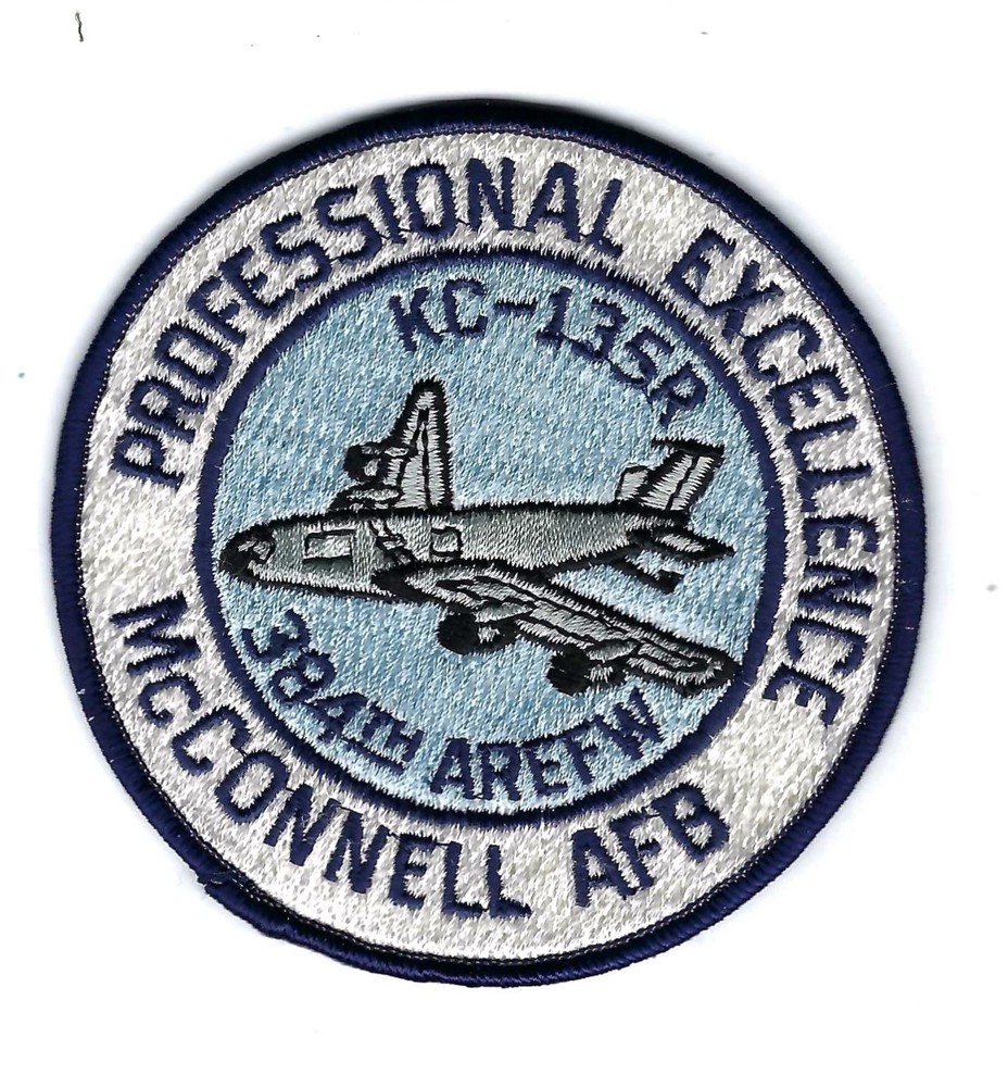 PATCH USAF 384TH AREFW KC-135R McCONNELL AFB     B7-2