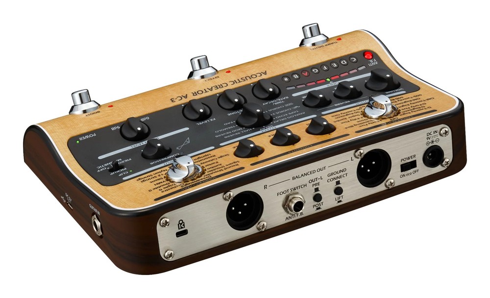 Zoom AC3 Acoustic Creator Multi Effects Pedal