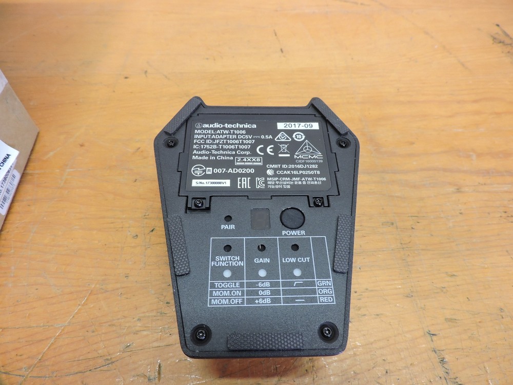 Audio Technica ATW-T1006 Boundary Microphone. System 10. Open box.