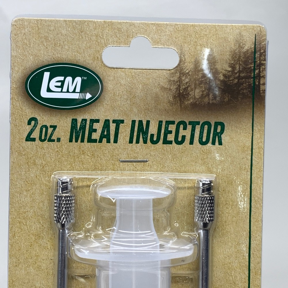 LEM (2 PACK) Meat Injector With 2 Needles 2 oz Capacity 388