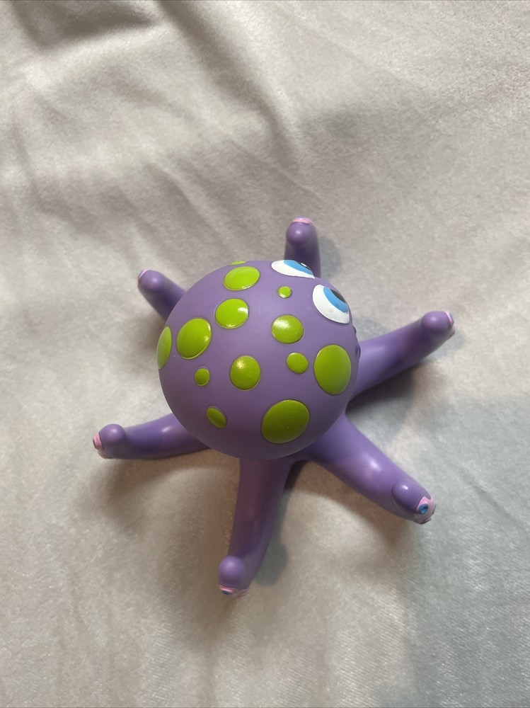 Nuby Floating Purple Octopus 2010 Interactive Bath Toy