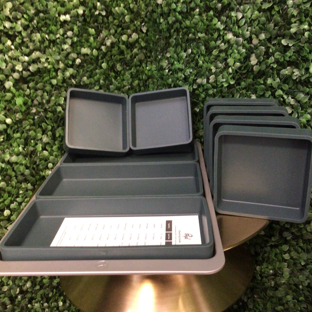 Cheat Sheets By Prepd For Meal Prep Baking Original Silicone Dividers 10pc Set