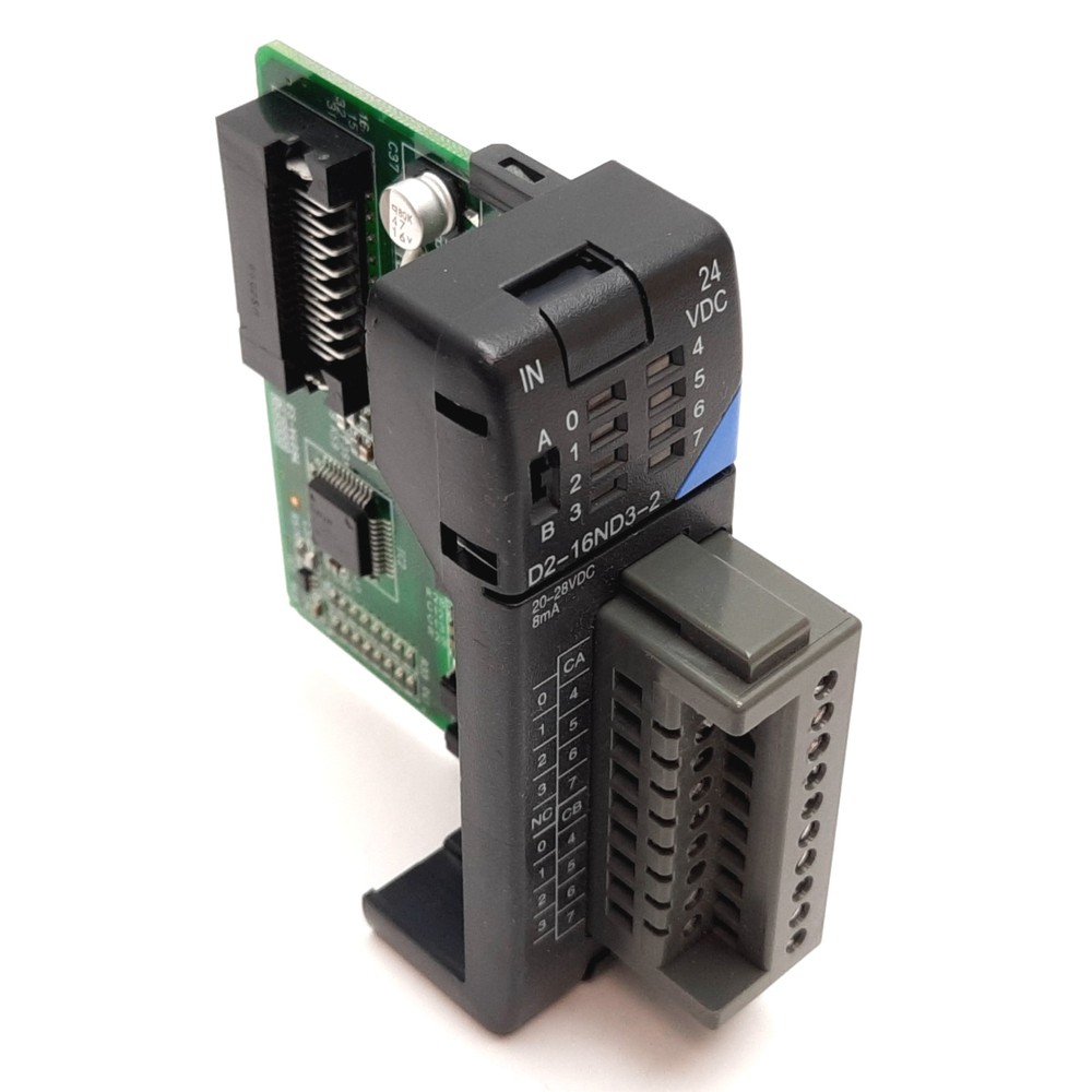 Automation Direct D2-16ND3-2 DL205 PLC Input Module, 16-Point, Voltage: 24VDC