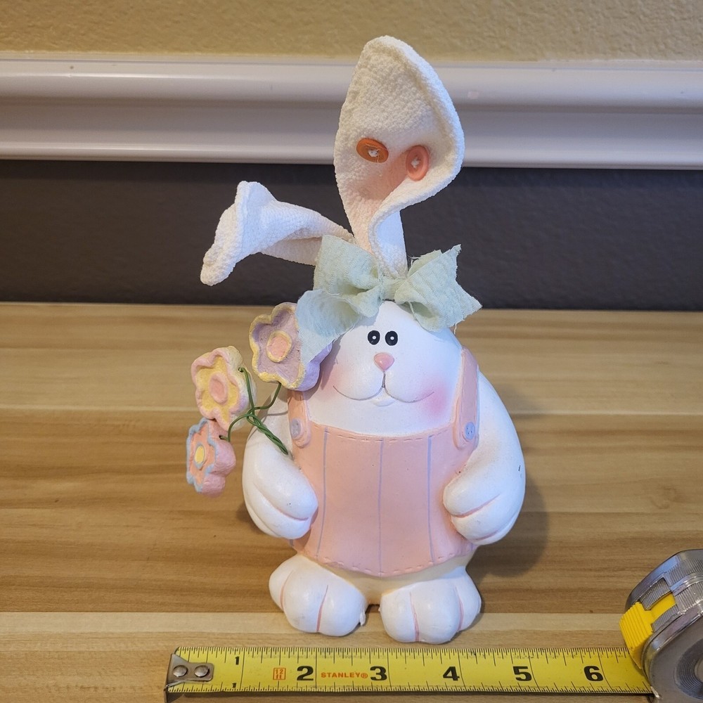 Easter Bunny Rabbit Spring 8" Resin Figurine
