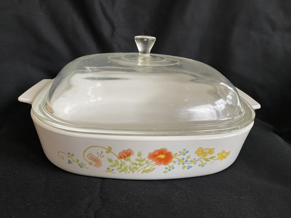 corning ware wildflower 10x10x2 W Lid