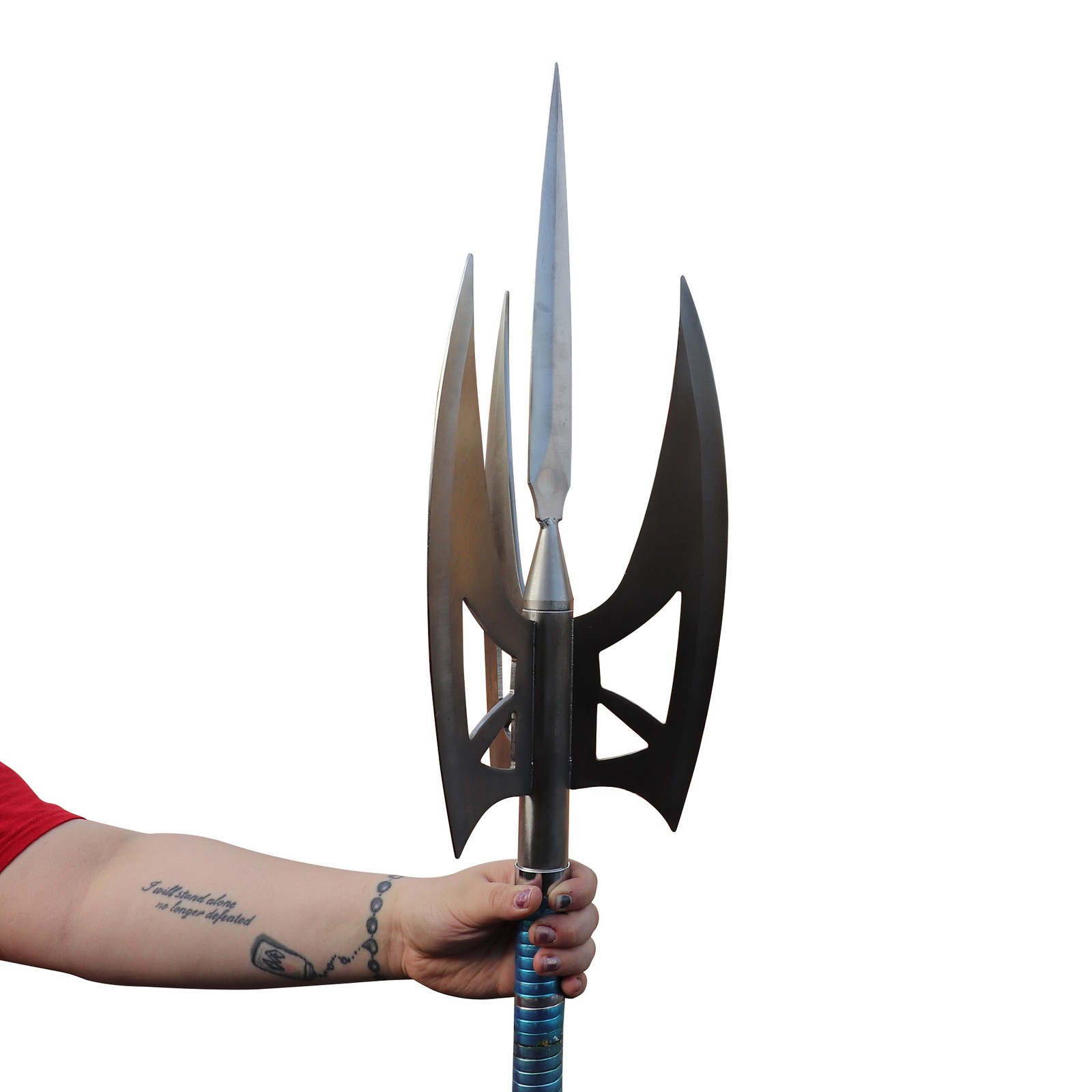 Sea Warrior Trident 71-Inch Carbon Steel Metal Spear Prop