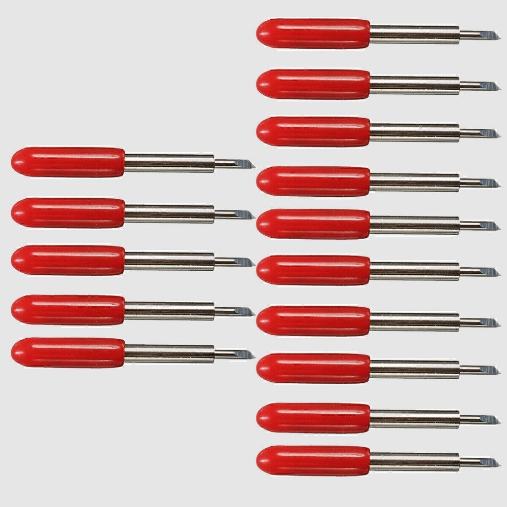 Replacement 15pcs Roland Blades 45° Cutting Plotter Carbide for Roland Cutter
