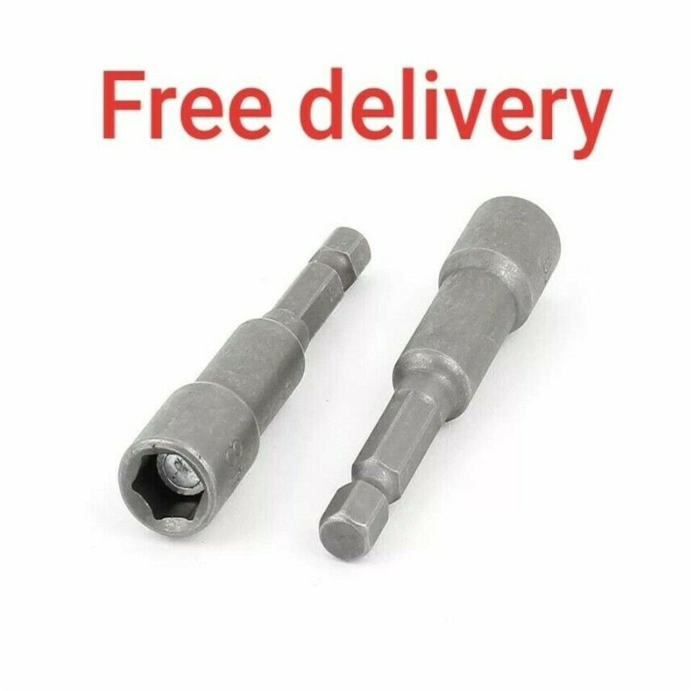 5Pcs Chrome Vanadium Steel Screwdriver Drill Bit Nut Setter Roofing Cladding