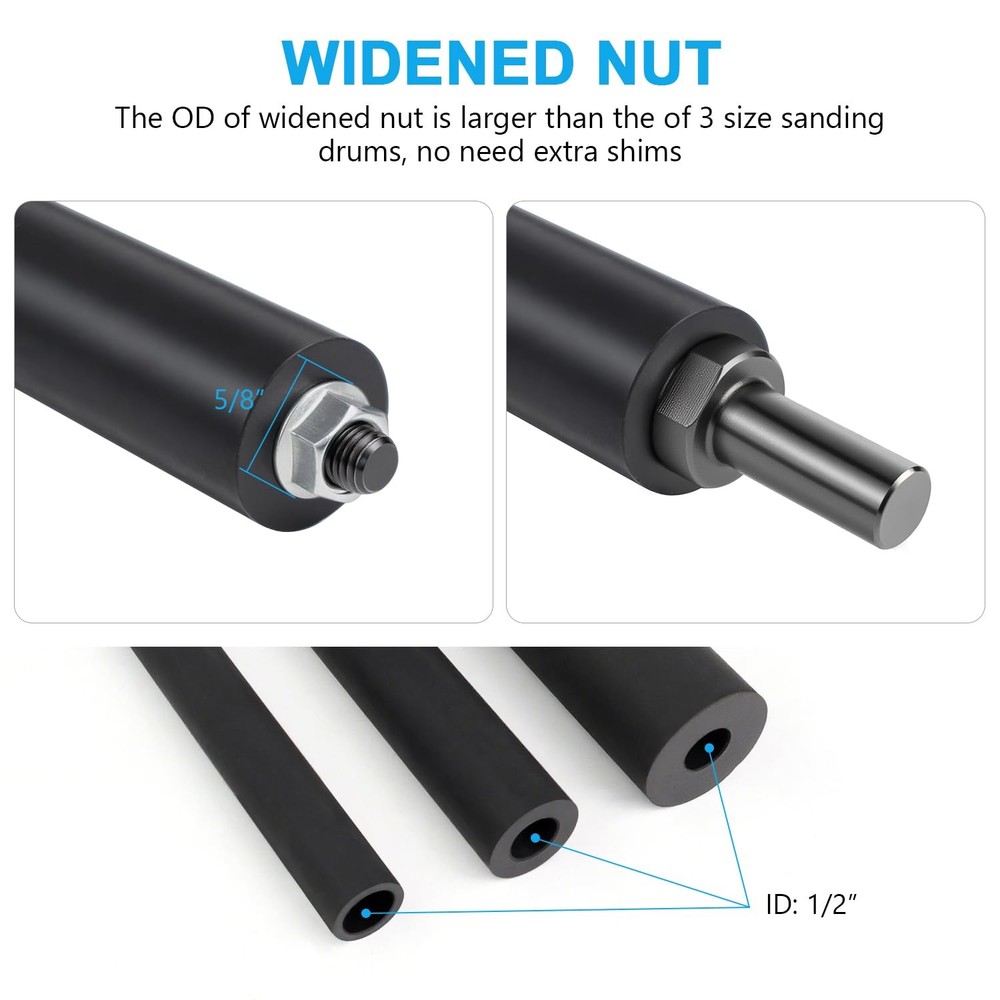 scottchen PRO Spindle Sander Adaptor 4-1/2" spindle sander kit 4-1/2'' 10pack