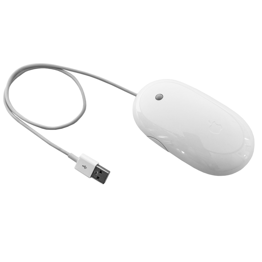 Apple A1152 Mighty Mouse ✅ Original Wired USB for Mac, Windows, Linux – Tested