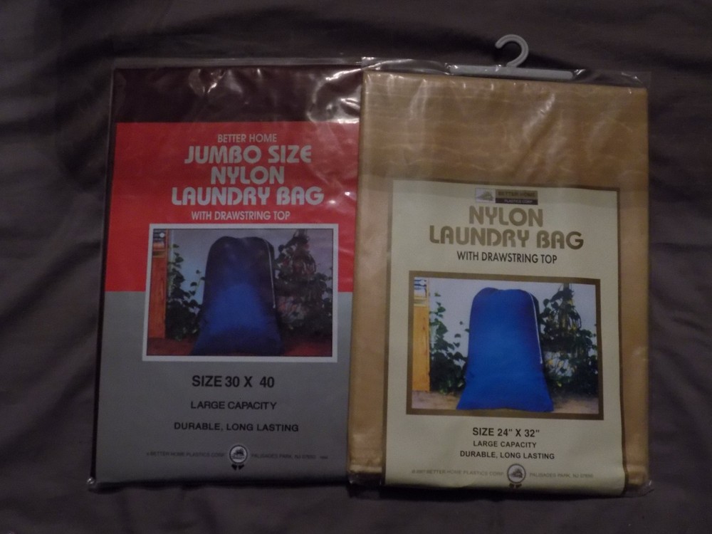 Nylon Laundry Bag Drawstring Top Large Capacity Durable Clothes NEW!