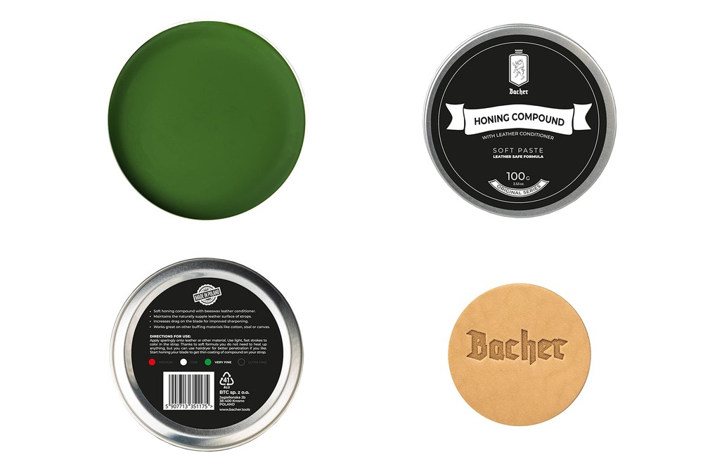 Polishing Compound - Very Fine Green Stropping Compound - Leather Strop Sharp...