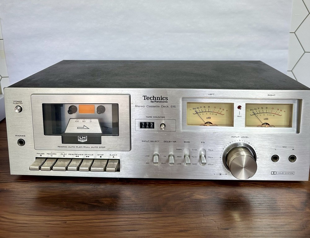 Technics 1970s RS-615US Cassette Deck | Working | Silver Face | Great Condition