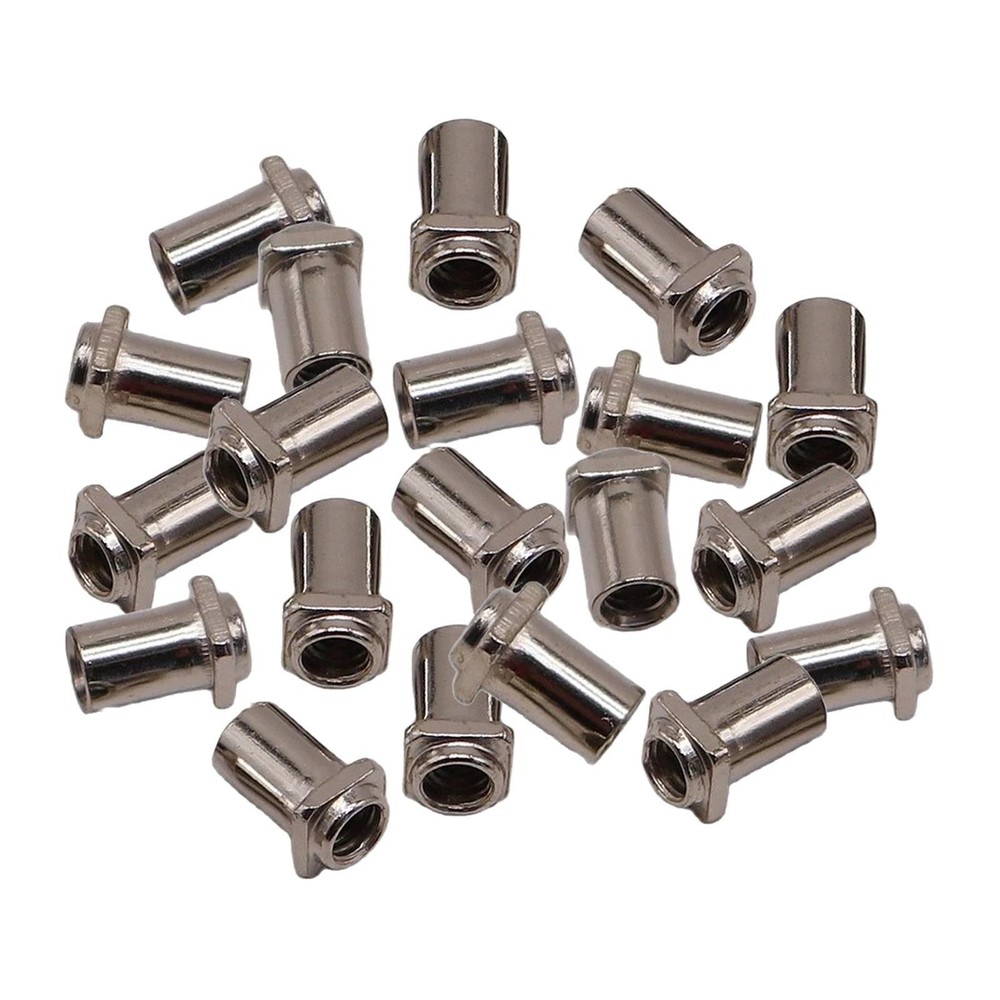 20Pcs Metal Drum Screws Nuts Accessory Practical Drum Set Drum Accessories Drum