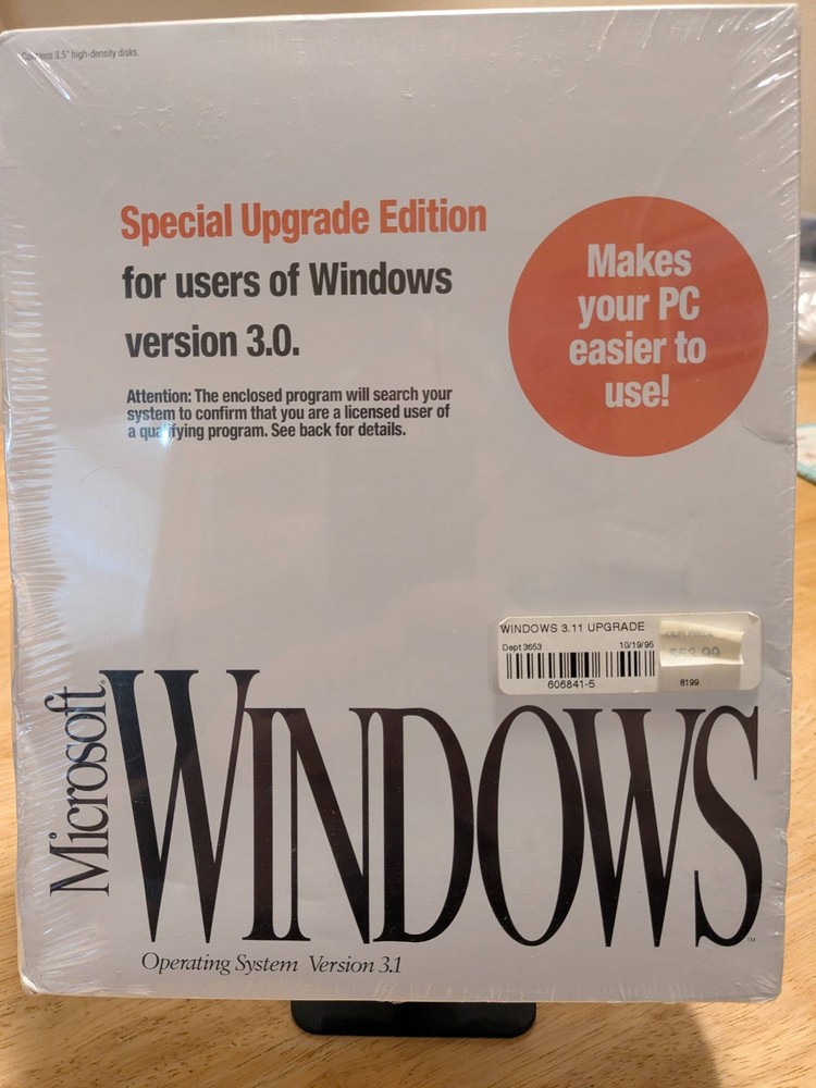 Windows 3.1 upgrade