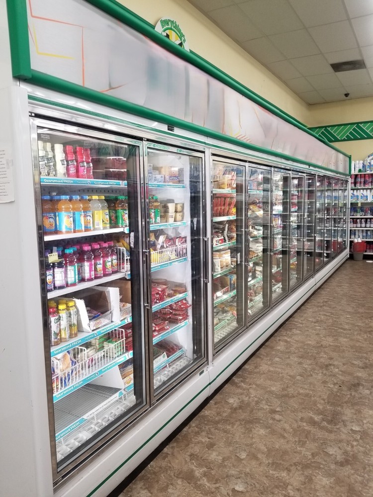 3 GLASS  DOOR  DISPLAY  CASE   /BRAND ZERO ZONE /