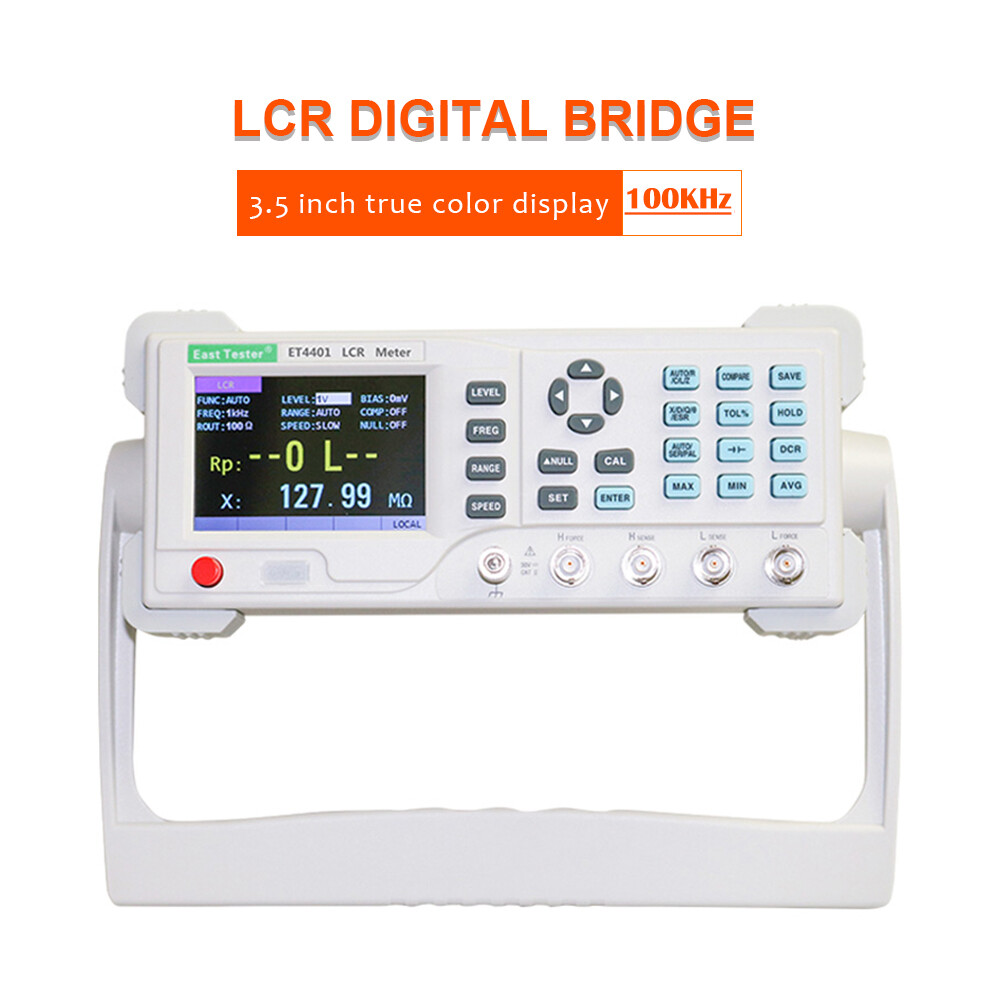 Digital Bridge LCR Tester Capacitance Inductance DC Resistance Instrument Meter