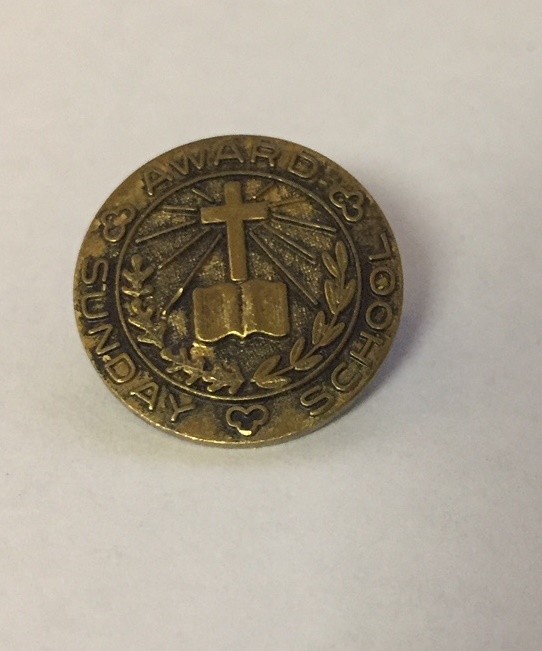 Sunday School Award Pin