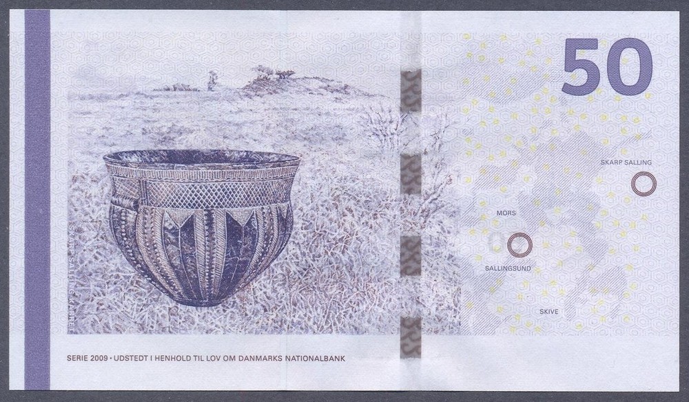 Denmark 50 Kroner 2009 UNC