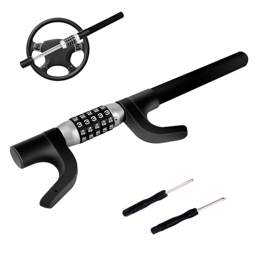 Car Steering Lock Anti-Theft Device, Multiple Password High-Security,
