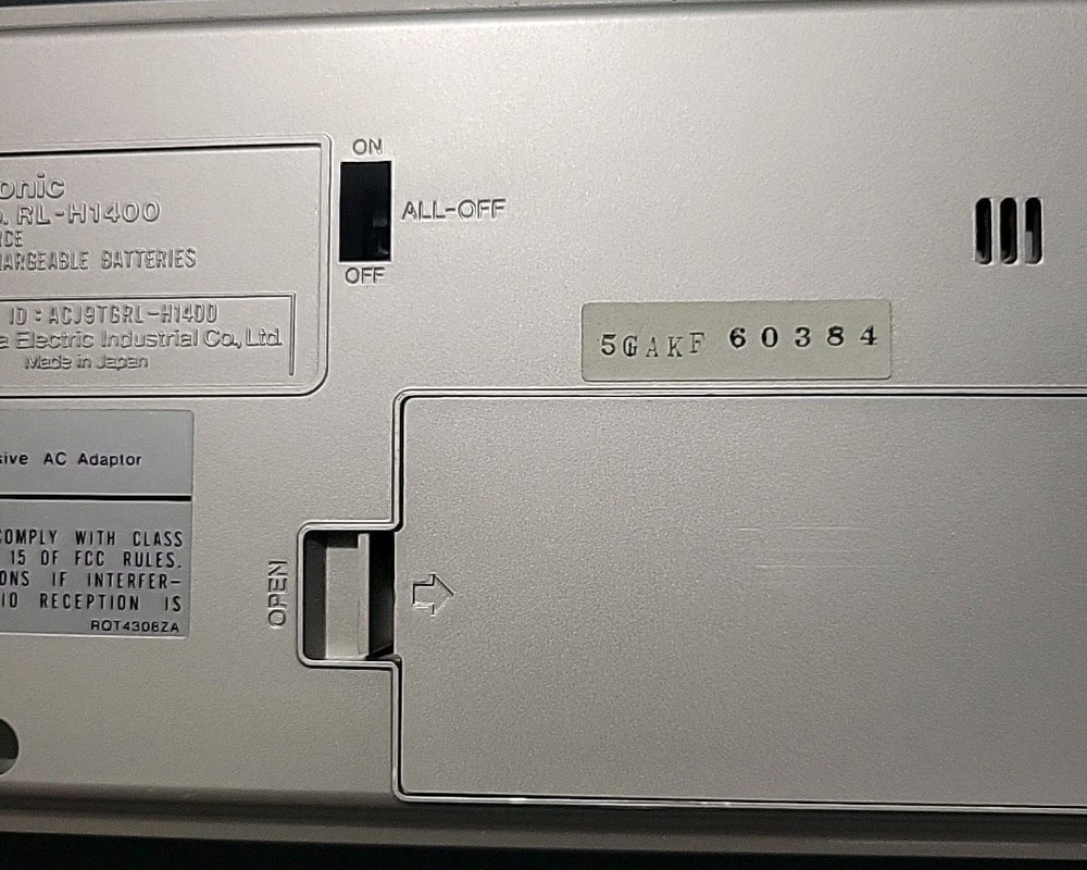 Panasonic HHC RL-H1400 Handheld Computer With Modules Printer Tested Working