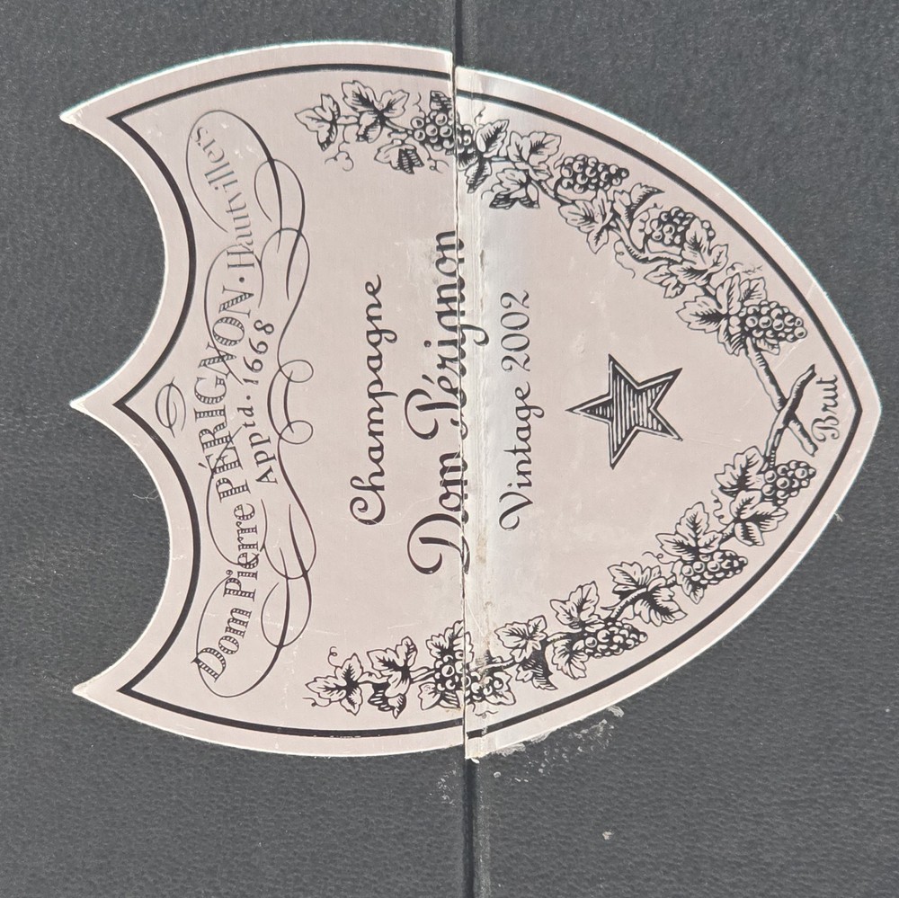 Vintage Dom Perignon 2002 Empty Champagne Box W/ Booklet
