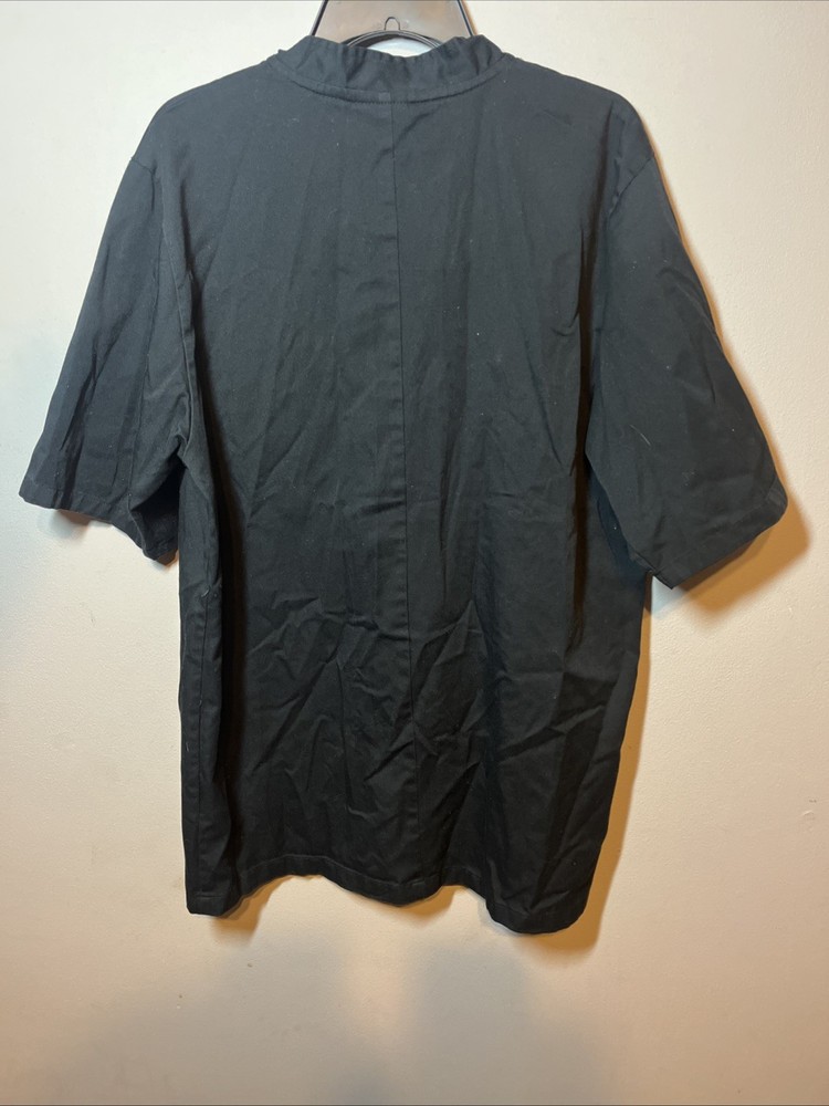 CHEF WORKS SIZE MEDIUM CHEF JACKET IN BLACK