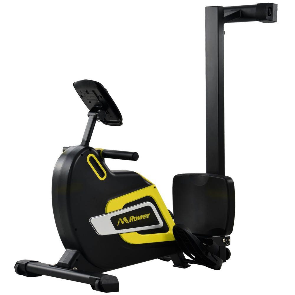 Foldable Rower Home Gym Magnetic Rowing Machine w/14 Level Resistance Adjustable