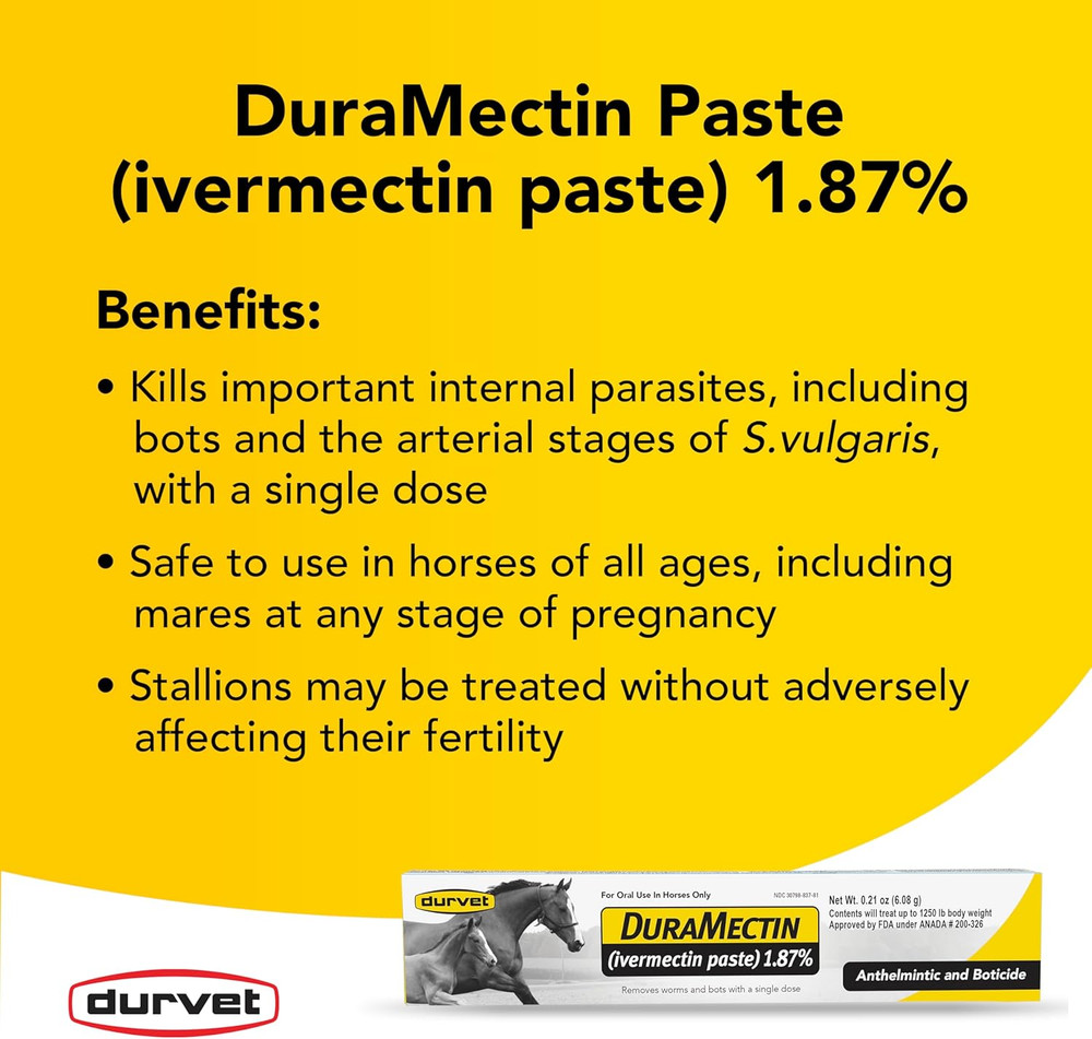 Duramectin Paste 6.08Gm, 6 Count