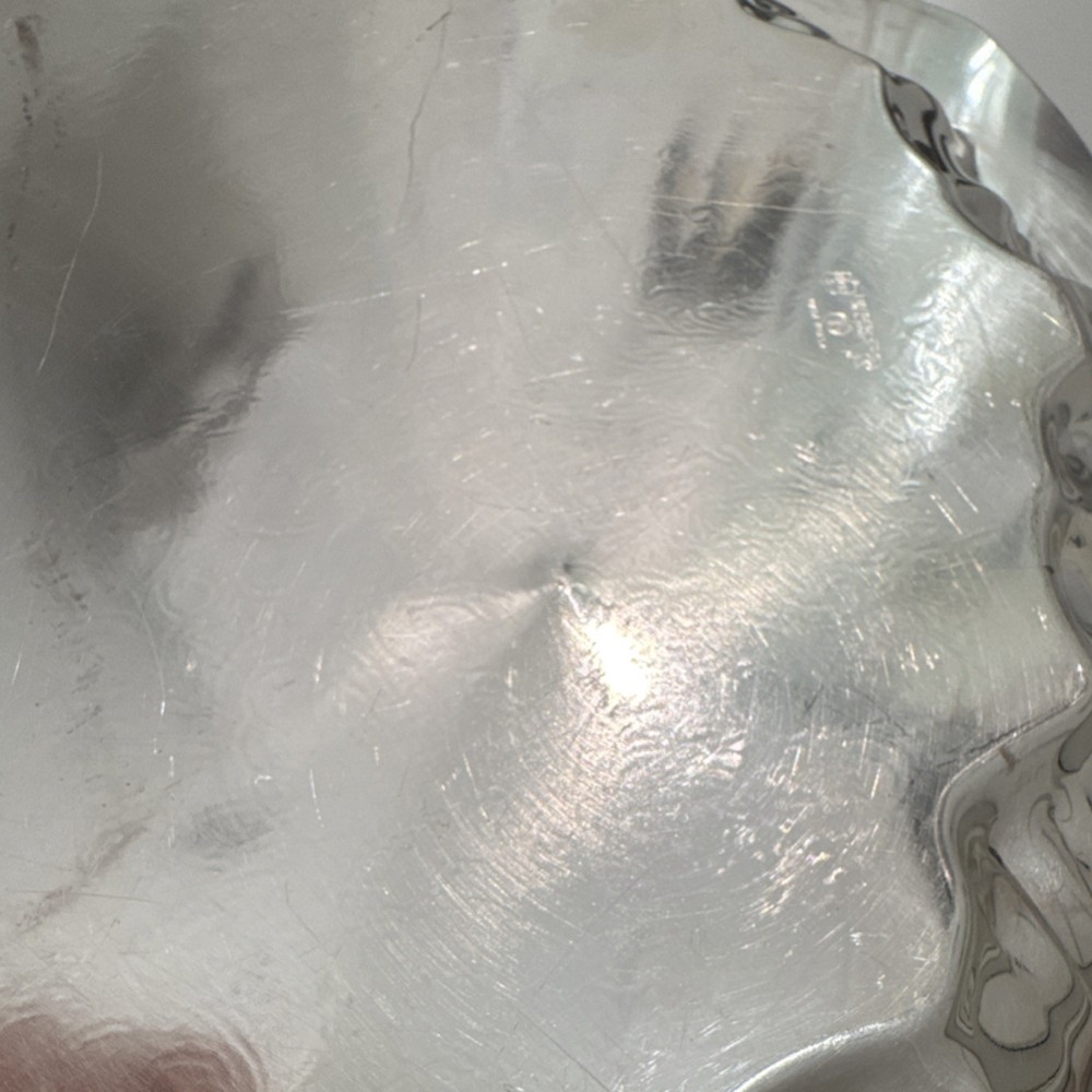 English Silver Mfg Corp Silver Plate Ornate Round Tray, Approx. 15”