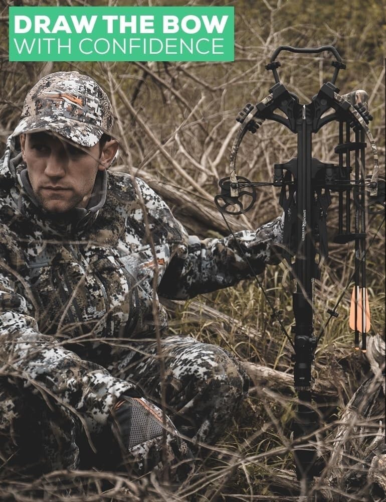 Archery Power Draw Crossbow Rope Cocking Device