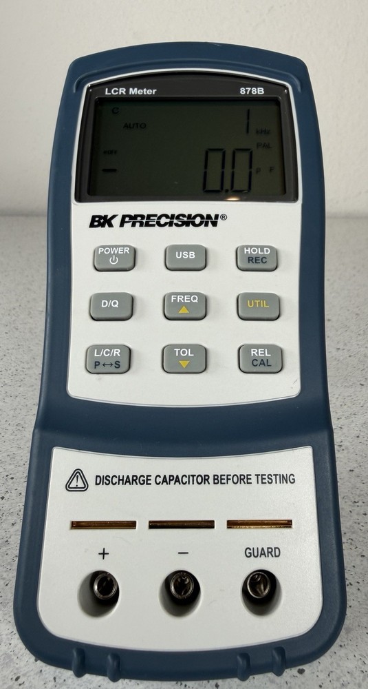 BK Precision 878B Dual-Display Handheld LCR Meter Clean!!