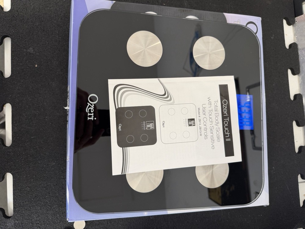 Total Body Bath Scale 400lb 3 Touch-Sensitive Button Auto-Recognition Technology